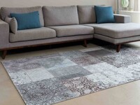 Planet 21 - Design Teppich in Grau