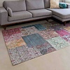Floorpassion Flint 99 – Bunter Patchwork-Teppich in mehrfarbiger Komposition