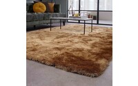 Noëlle Riche 69 - Hochflor Teppich in goldbraun
