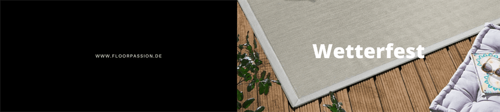 Wetterfester Outdoor Teppich