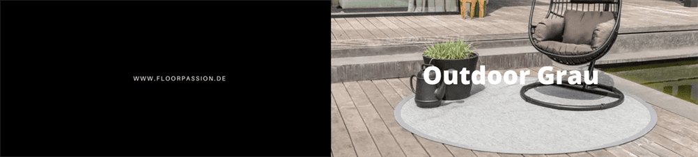 Outdoor Teppiche in grau