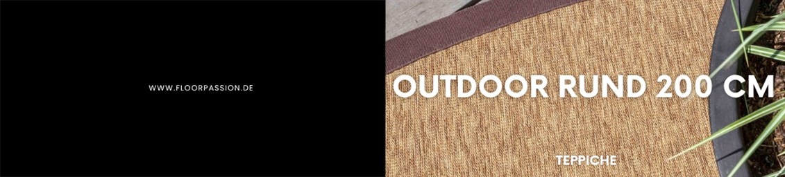 Outdoor Teppich rund 200 cm