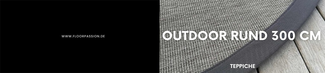 Outdoor Teppich rund 300 cm