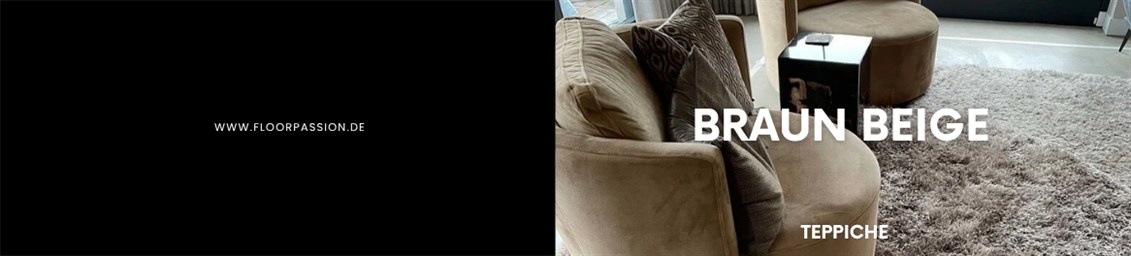 Braune-beige Teppiche