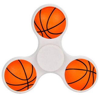 Fidget Spinner 3D Basketbal in White