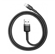 Baseus Baseus USB Lightning Cable 2M Black+Grey