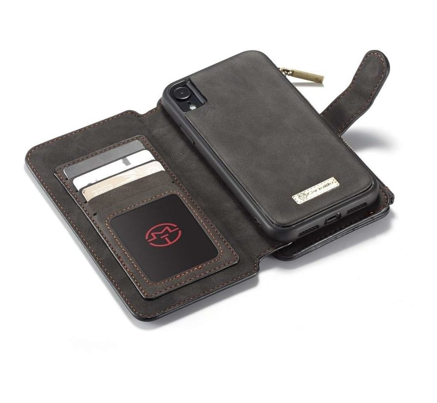 CaseMe 11 Pro Max Hulle Schwarz   - 2 in 1 Zipper Wallet