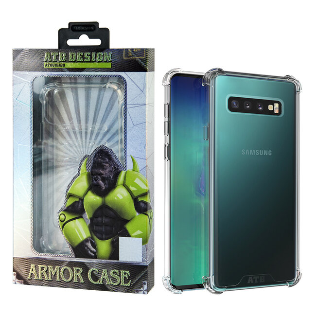 Atouchbo Armor Case Samsung S10 Plus hoesje transparant