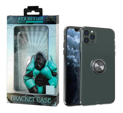 Atouchbo Atouchbo iPhone 11 Pro Max Case Transparent with Ring and Magnet
