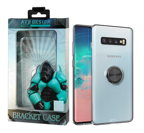 Atouchbo Atouchbo Samsung S10 Case Transparent with Ring and Magnet
