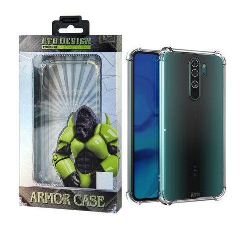 Atouchbo Atouchbo Redmi Note 8 Pro Case Transparent - Anti-Shock