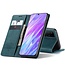 CaseMe Samsung S20 Ultra Hulle Blau - Retro Wallet Slim | Staufächer | Magnetisch | Ständer