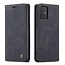 CaseMe Samsung S20 Plus Case Black - Retro Wallet | Storage Compartments | Magnetic | Kickstand