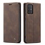 CaseMe Samsung S20 Plus Case Braun - Retro Wallet | Storage Compartments | Magnetic | Kickstand