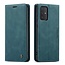 CaseMe Samsung S20 Plus Case Blue - Retro Wallet | Storage Compartments | Magnetic | Kickstand