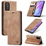 CaseMe Retro Wallet Slim voor S20 Plus Licht Bruin