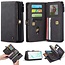 CaseMe Samsung S20 Plus Case Black - Multi Wallet Case | Storage Compartments | Magnetic | Kickstand