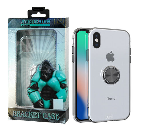 Atouchbo Atouchbo Bracket Case iPhone SE 2022 case transparent