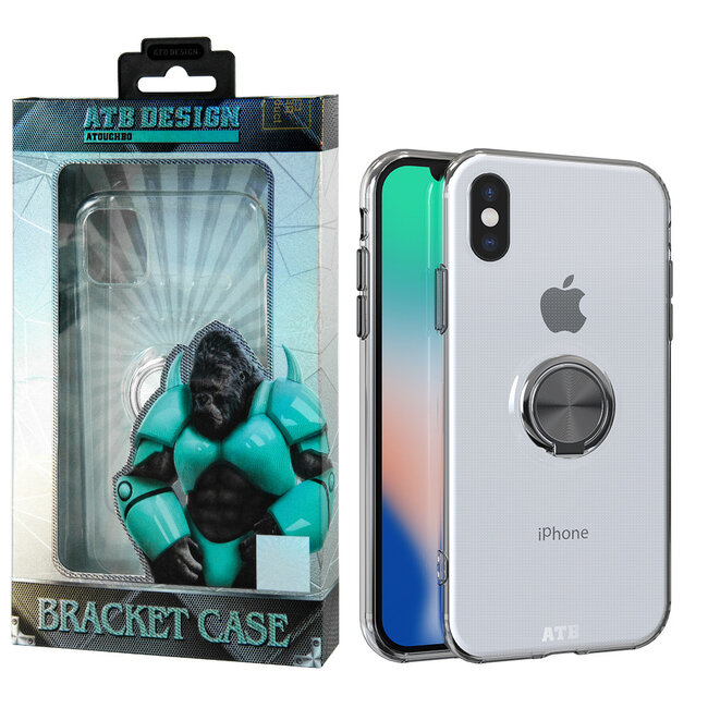 Atouchbo Bracket Case iPhone SE 2022 Hülle transparent