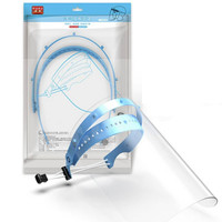Spatscherm - Face Shield - Spatmasker - Houder met 10 schermen