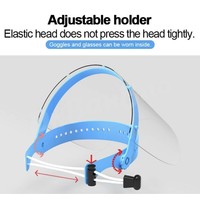 Spatscherm - Face Shield - Spatmasker - Houder met 10 schermen