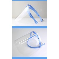 Spatscherm - Face Shield - Spatmasker - Houder met 10 schermen