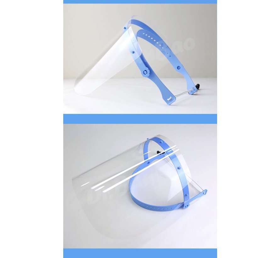 Dr. BanBao  Spritzschutz - Gesichtsschutz - Spritzmaske - Halter mit 10 Bildschirmen