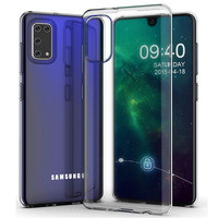 Hoesje Coolskin3T voor Samsung A41 Transparant Wit