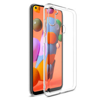 Hoesje Coolskin3T voor Samsung A11 Transparant Wit