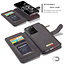 CaseMe Samsung S20 Ultra Case Black - 2 in 1 Zipper Wallet Case | Storage Compartments | Magnetic | Kickstand