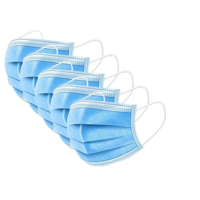 Disposable masks 10 pieces in sealed packet - masks three layers