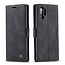CaseMe Samsung Note 20 Case Black - Retro Wallet Slim -Wallet Protective Case - Soft Leather - 360° Protection - Kickstand Phone Holder - 2 Card Holder - Bill Money Slot