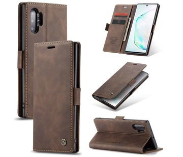 CaseMe CaseMe Samsung Note 20 Case Braun - Retro Wallet Slim