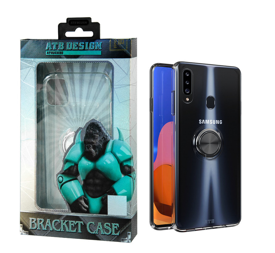Atouchbo Bracket Case Samsung A20s hoesje transparant