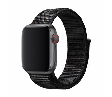 Devia Devia Nylon Apple Watch Armband schwarz