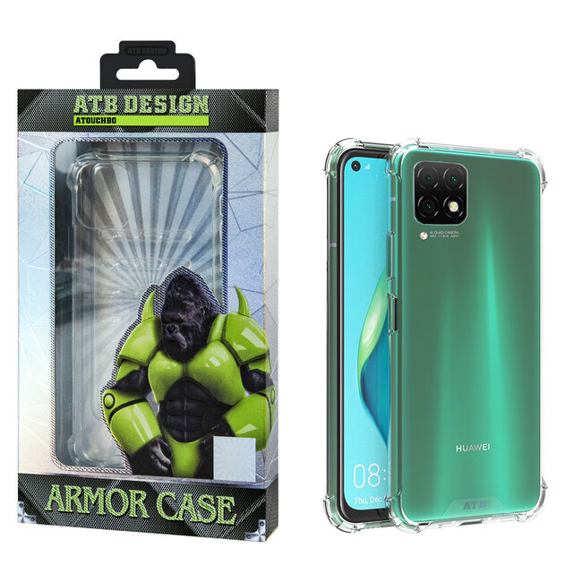 Atouchbo Armor Case Huawei P40 Lite hoesje transparant