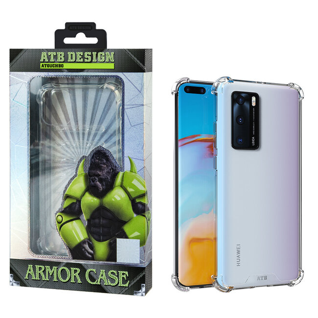 Atouchbo Armor Case Huawei P40 hoesje transparant