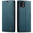 CaseMe Etui iPhone 12 Pro Max Bleu 6,7 pouces - Portefeuille Rétro Slim - Etui de Protection Portefeuille - Cuir Souple - Protection 360° - Support Téléphone Béquille - 2 Porte Cartes - Emplacement Bill Money