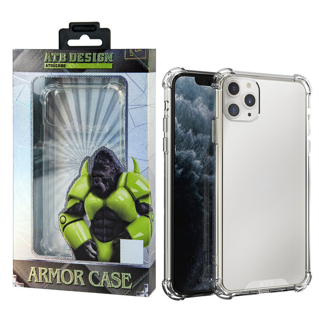 Atouchbo Armor Case iPhone 12 Pro Max hoesje transparant