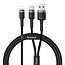 Baseus Cafule 2in1 USB (C) Lightning Cable 1.2M