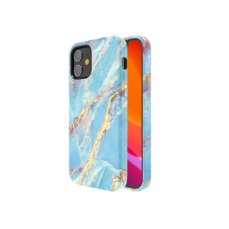 Kingxbar iPhone 12 Mini Case Blue Marble