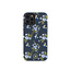 Kingxbar iPhone 12 Mini Hülle Blaue Blumen mit Swarovski-Kristallen