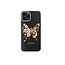 Kingxbar  iPhone 12 Mini hoesje roze goud transparant vlinder - BackCover - anti bacterieel - Crystals from Swarovski