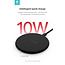 Devia Wireless charger Pad - 10W max - Qi wireless fast charge - 2A type-c cable incl. for iphone X/11/12, Samsung Galaxy S10/S10/S10e/Note 9, Huawei Mate 20 Pro, Xiaomi Mi 9