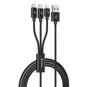 Devia Devia 3in1 Cable Lightning - Micro - Type C