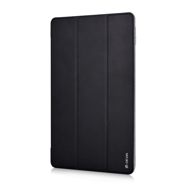 Devia Étui iPad Mini (2019) Noir - Light Grace Leather - Avec fonction antichoc