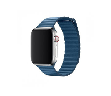Devia Devia Leatherette Bracelet Apple Watch bleu