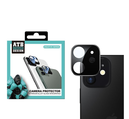 Atouchbo Atouchbo Protecteur d'objectif iPhone 12 Mini Noir ATB