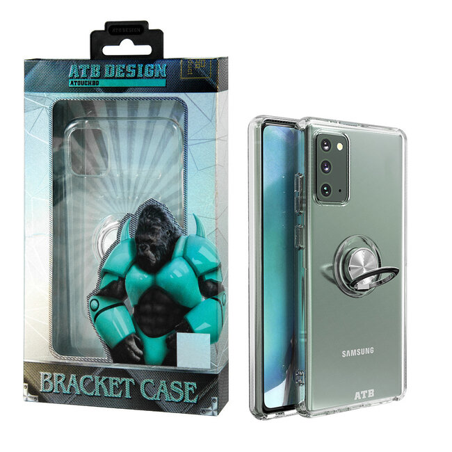 Atouchbo Samsung Note 20 Case Transparent with Ring and Magnet