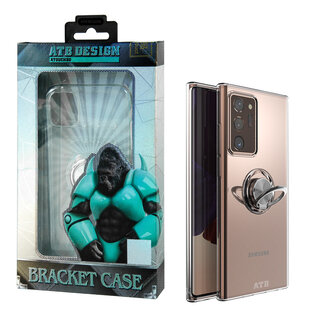 Atouchbo Coque Samsung Note 20 Ultra Transparente avec Anneau et Aimant